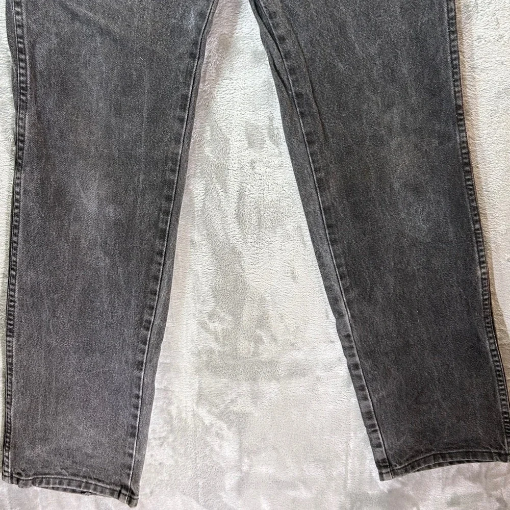 Wrangler‎ 933SEWK Cowboy Cut Mens Faded Black Straight Leg Jeans 29x30 Cotton